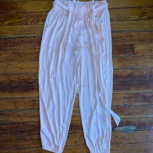 Light Pink Flowy Pants
